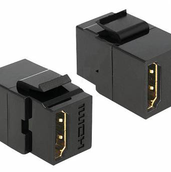 Złącze Keystone HDMI - HDMI czarne