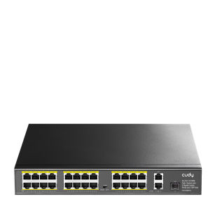 SWITCH PoE+ FS1026PS1 300W 24 +2x Gigabit SFP CCTV