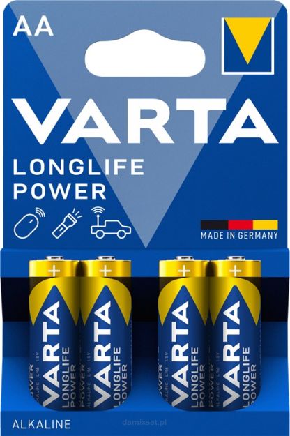 Bateria VARTA Longlife Power LR06 AA 1.5V 4szt