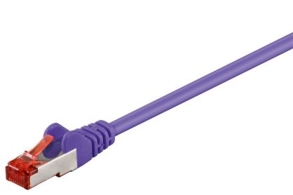 Kabel LAN Patchcord CAT 6 S/FTP LSZH fiolet 1.5m