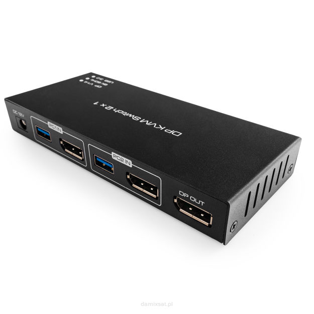 Switch KVM USB + DP Spacetronik SPD-KVM23 8K 60Hz