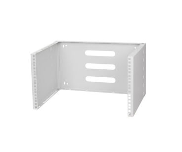 Uchwyt Rack ścienny 19" 6U 330mm Szary