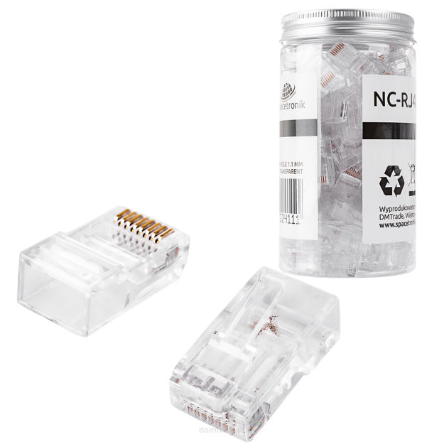 Wtyk RJ45 kat. 6 UTP NC-RJ456UT-11 100szt