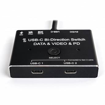Sumator lub rozgałęźnik USB-C 2x1 1x2 SPC-BID01