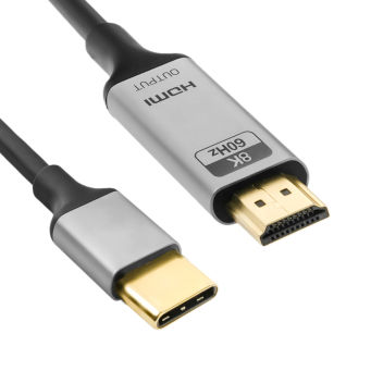 Kabel USB-C 3.1 HDMI 8K Spacetronik KCH-SPA015 1,5