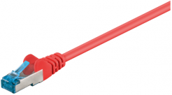 Kabel LAN Patchcord CAT 6A S/FTP czerwony 1m