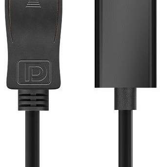 Kabel Display Port DP - HDMI pozłacany Goobay 1m