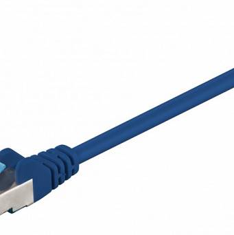 Kabel LAN Patchcord CAT 6A S/FTP niebieski 7,5m