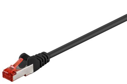 Kabel LAN Patchcord CAT 6 S/FTP LSZH czarny 7.5m