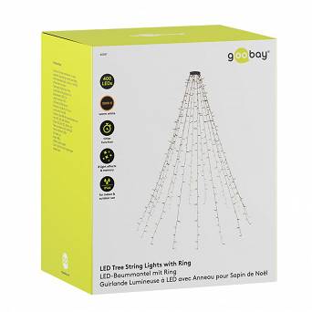 Lampki choinkowe łańcuch świetlny 400LED 6,75m