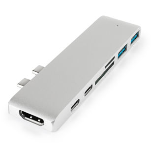 Multiport USB-C na 2x USB. 2x USB-C do Macbook