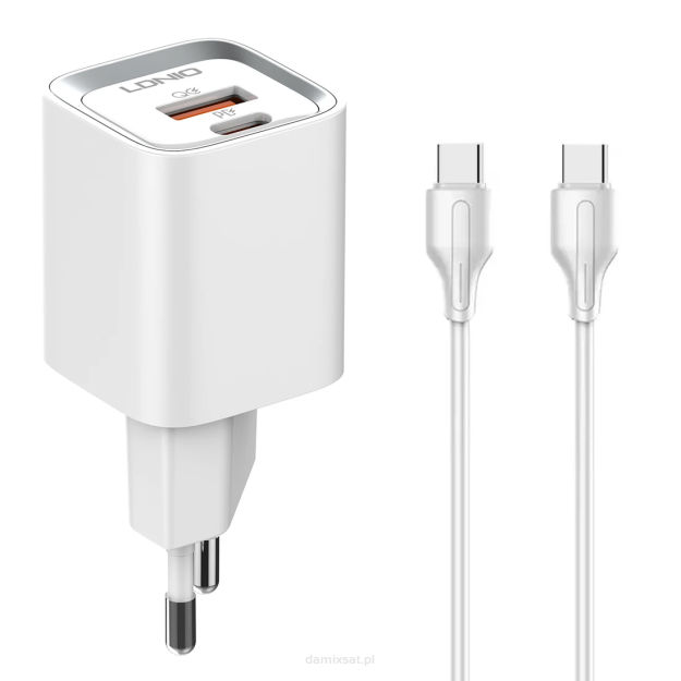 Ładowarka USB 30W PD QC3.0 kabel USB-C USB-C