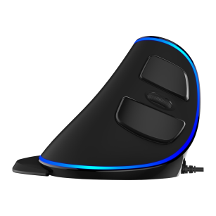 Mysz optyczna Delux M618 PLUS przewodowa LED blue