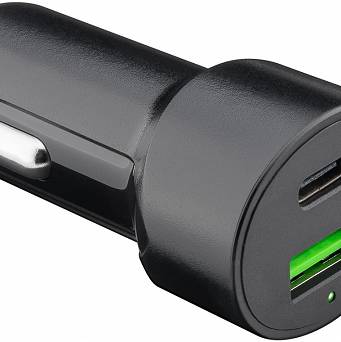 Ładowarka samochodowa USB USB-C PD QC 48W Goobay