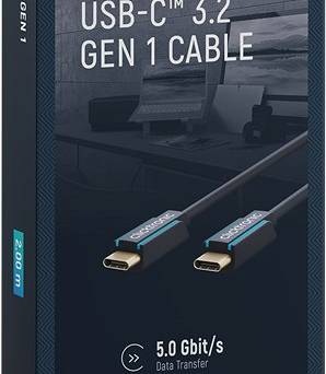 CLICKTRONIC Kabel USB-C - USB-C 3.2 Gen1 2m