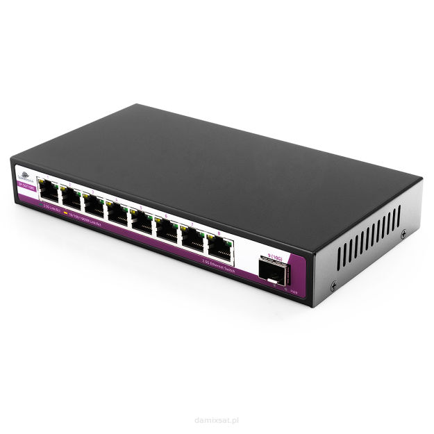 SWITCH 8 portów 2.5G + 1 port SFP 10G SP-SGT108S