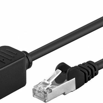 Kabel LAN przedłużacz CAT 5E czarny 10m