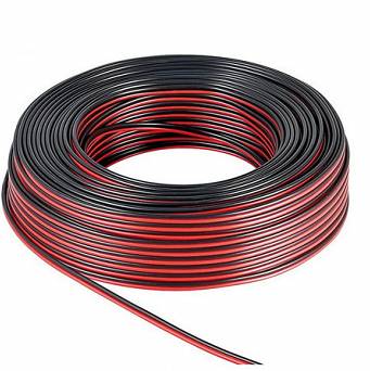 Kabel głośnikowy Goobay 2x2,5mm CCA 25m black-red