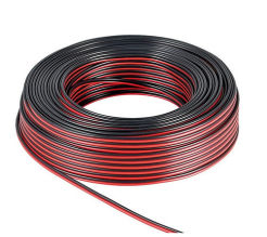 Kabel głośnikowy Goobay 2x2.5mm CCA 25m black-red