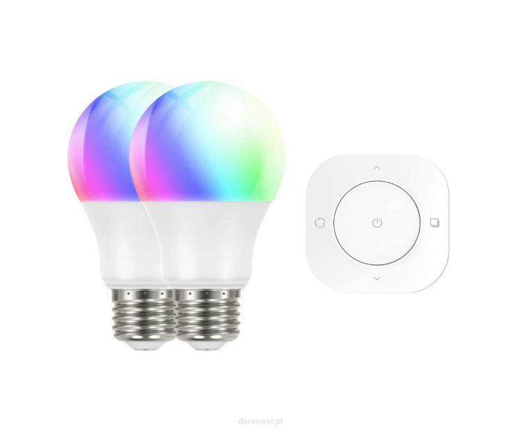 Inteligentna żarówka WiFi Prolight 2xE27 RGB RC