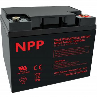 Akumulator Żelowy NPG 12V 40Ah NPP AGM DEEP GEL