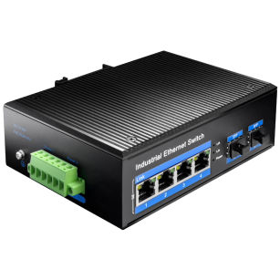 SWITCH PoE 4xRJ45 2xSPF IG1004S2 1Gbps przemysłowy