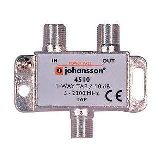 1 WAY TAP Odgałęźnik 1-krotny Johansson 10 dB 4510
