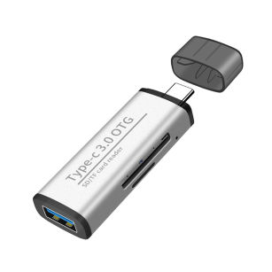 Czytnik kart SPU-CR03 USB-C na SD. micro SD. USB