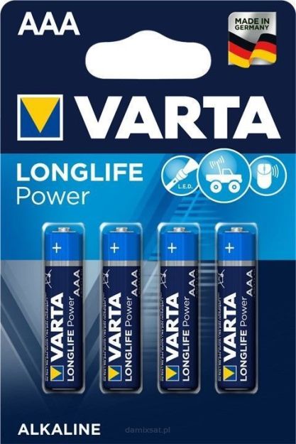 Bateria VARTA Longlife Power LR03 AAA 1.5V 4 szt.