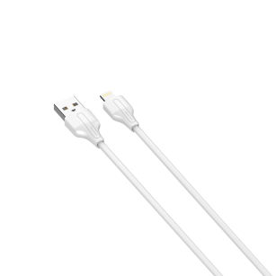 Kabel USB-A - Lightning LDNIO 2m 2.4A biały LS542L