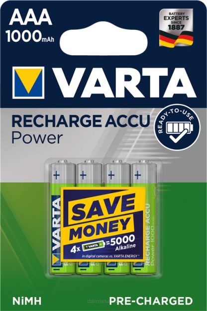 Akumulator VARTA LR03 AAA 1.2V 1000 mAh 4szt