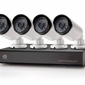 Zestaw CCTV KIT AHD 8CH DVR 4x kamery 720P 1TB