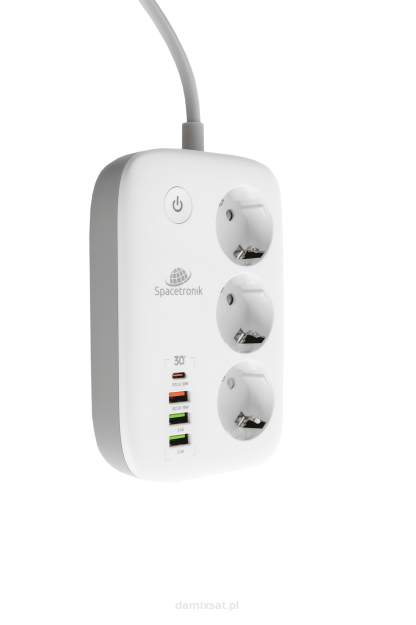 Listwa zasilająca SMART Spacetronik SL-PS27 3AC 4U