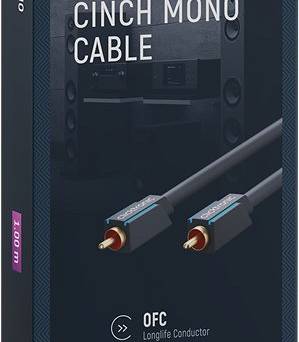CLICKTRONIC Kabel Audio 1xRCA - 1xRCA Coaxial 1m
