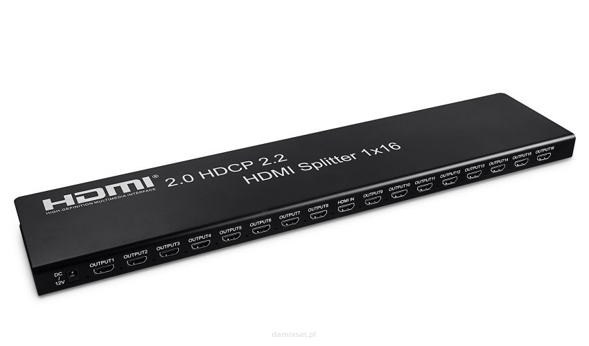 Rozgałęźnik HDMI 1x16 SPH-RS116_V20 4K 60 Hz HDR