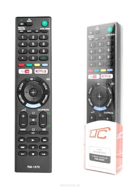 Pilot do TV LCD/LED SONY RM-L1370 3D NETFLIX