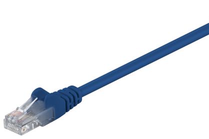 Kabel LAN Patchcord CAT 5E 7.5m niebieski