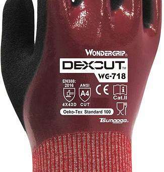 Rękawice ochronne Wonder Grip WG-718 L/9 Dexcut