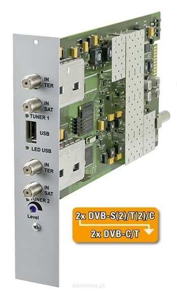 Moduł POLYTRON SPM-UTCT. 2 x DVB-S2/T2/C