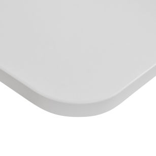 Blat biurka uniwersalny 158x70x1.8 cm Biały