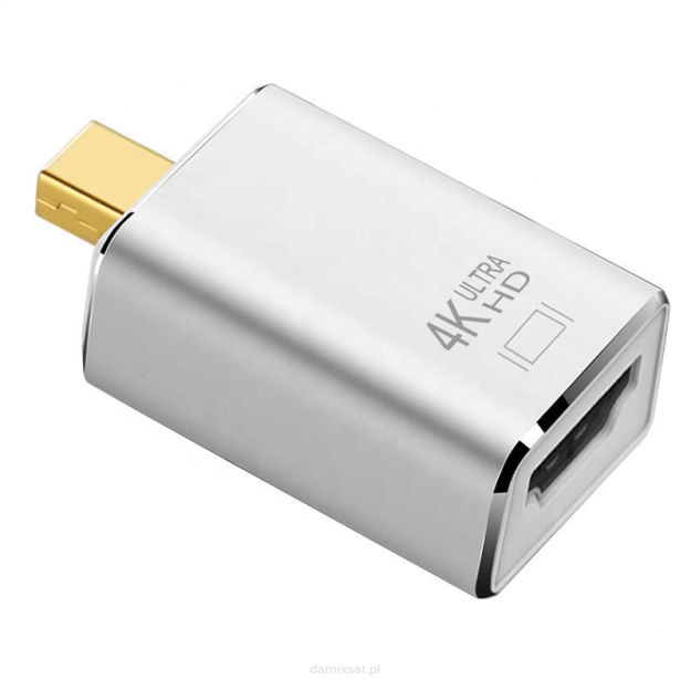 Adapter wtyk mini DP na gniazdo HDMI 4K SPMD-H02