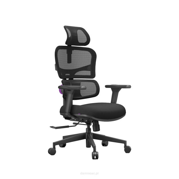 Ergonomiczny fotel Spacetronik LUMBO 33 Czarny