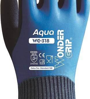 Rękawice ochronne Wonder Grip WG-318 L/9 Aqua