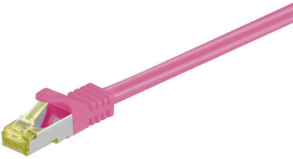 Kabel LAN Patchcord CAT 7 S/FTP pink - 7.5m