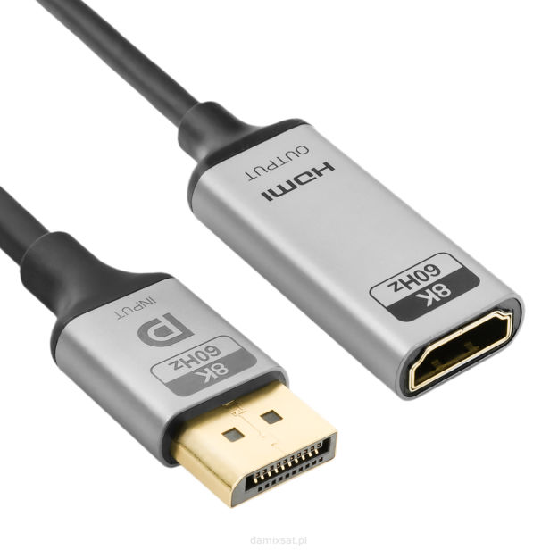 Adapter DP HDMI 8K 60Hz Spacetronik KDH-SPA002 0.2