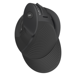 Ergonomiczna Mysz Delux M618G DB czarna bezprz.