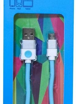 Kabel USB - microUSB 2.0 ORIGAMI 2m Niebieski