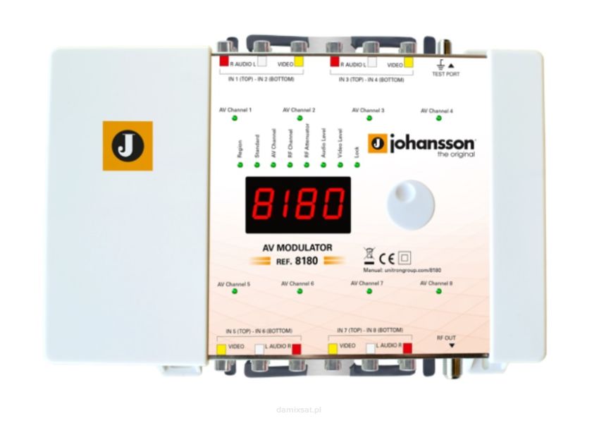 Modulator Johansson 8180 Octo 8x AV