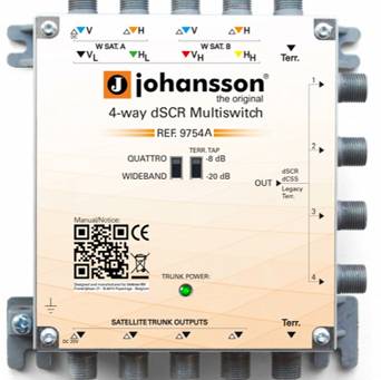 Multiswitch Unicable II Johansson 9754APL