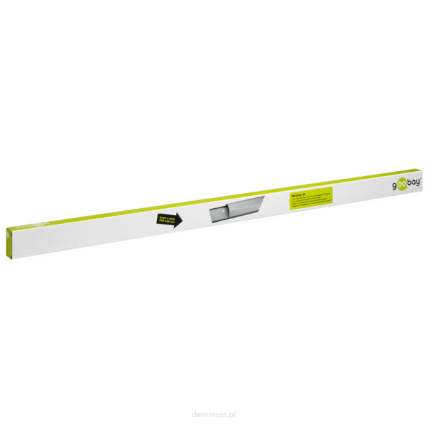 Listwa KORYTKO OSŁONA 110cm x 33mm Goobay Srebrna